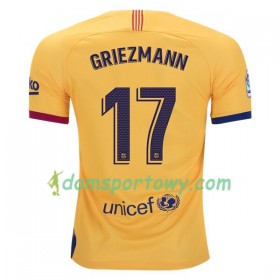 Koszulka FC Barcelona Antoine Griezmann 17 Wyjazdowe Koszulki Piłkarskie 2019-2020 Krótki Rękaw 